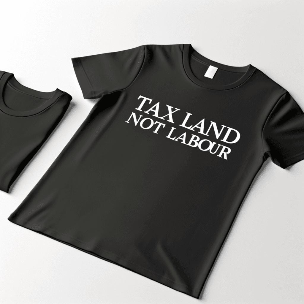 Tax Land Not Labour Tee image